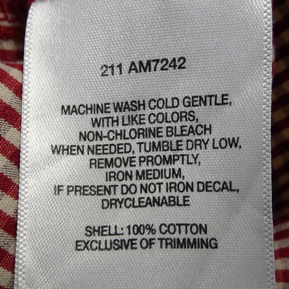 Columbia Button Up L/S Red Shirt Size Large - Picture 6 of 6